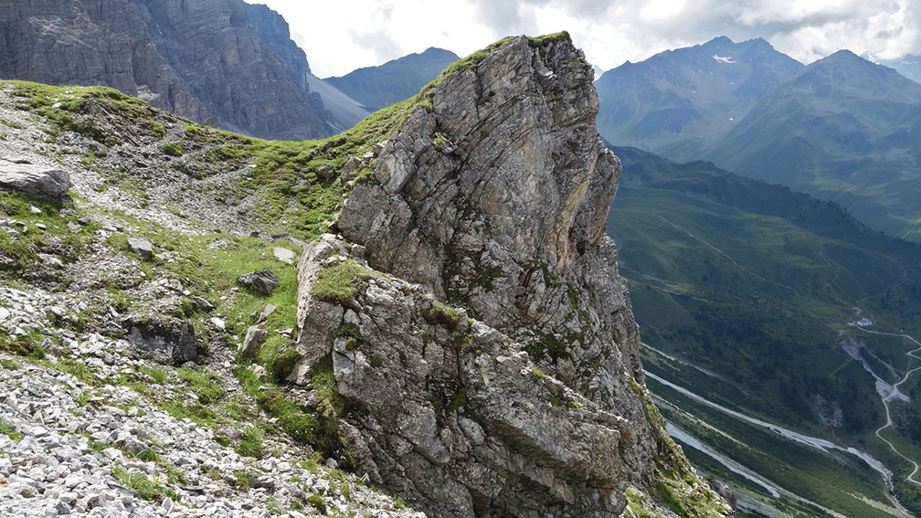 Abgescherte Falte in den Reiflinger Kalken